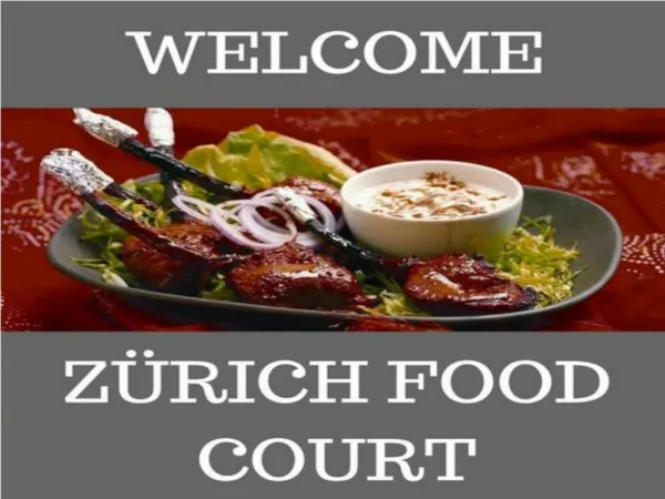 Zürich Food Court At Switzerland