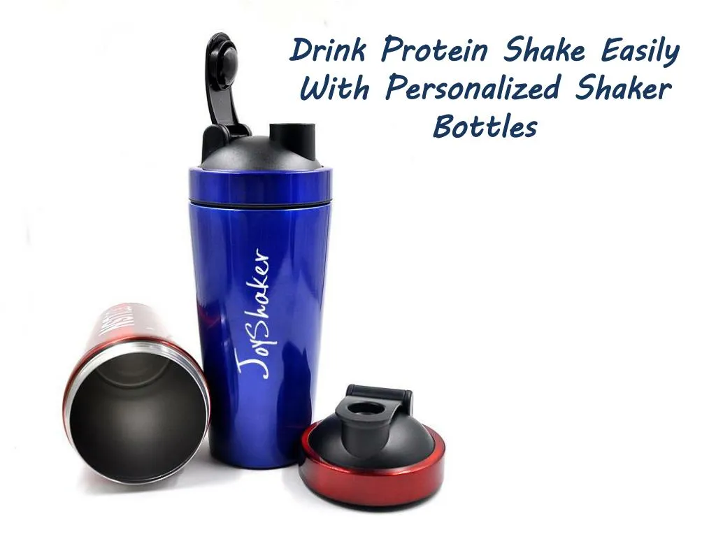 drink protein shake easily with personalized