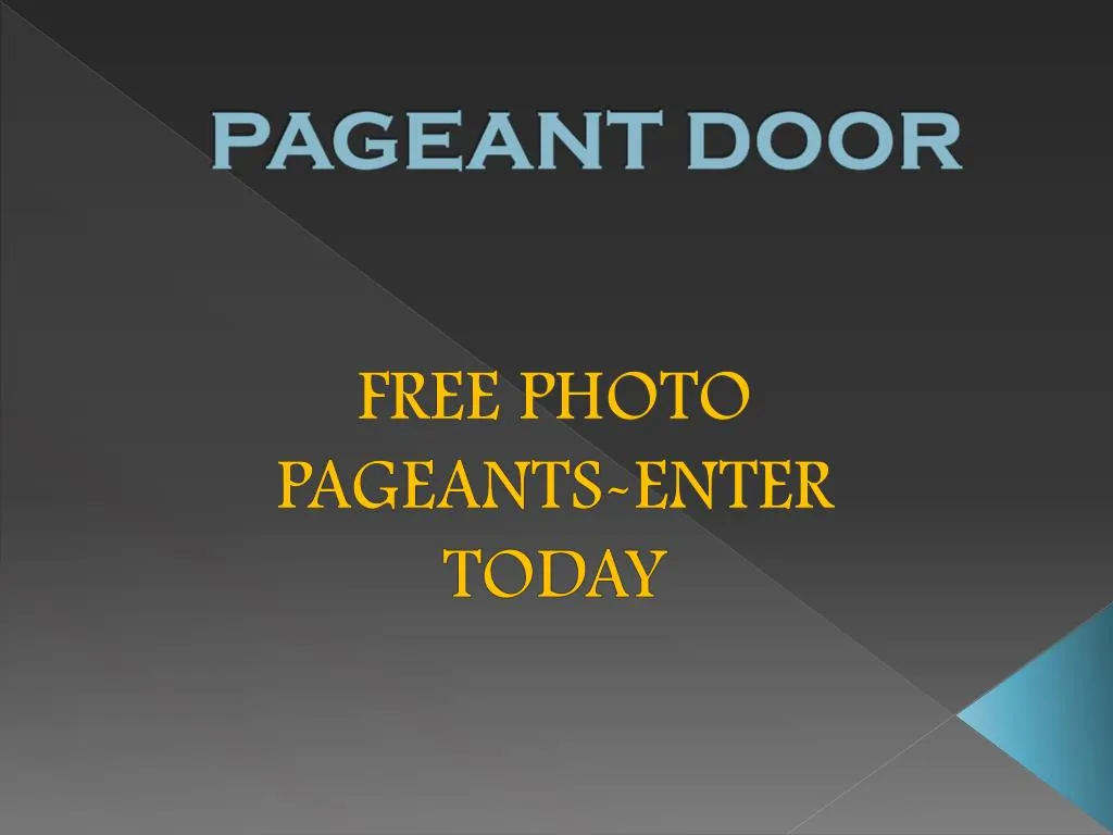 pageant door