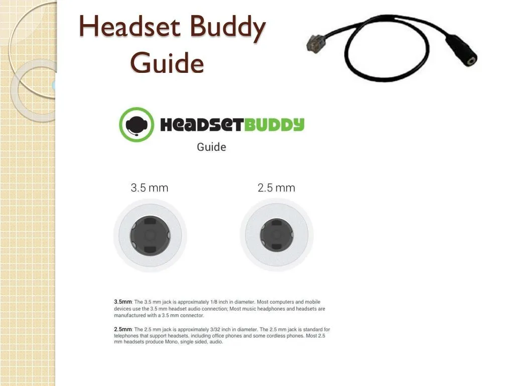 headset buddy guide