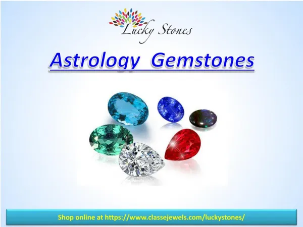 Buy Astrology Gemstones online-Luckystone