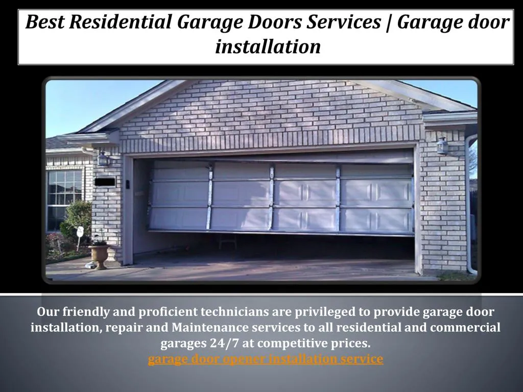 best residential garage doors services garage door installation