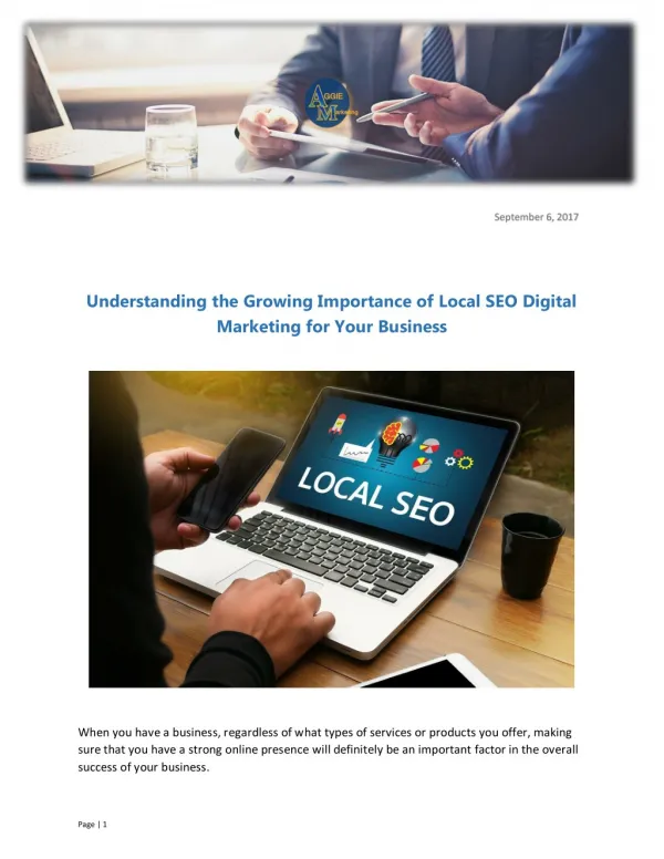 Understanding the Growing Importance of Local SEO Digital Marketing for Your Business