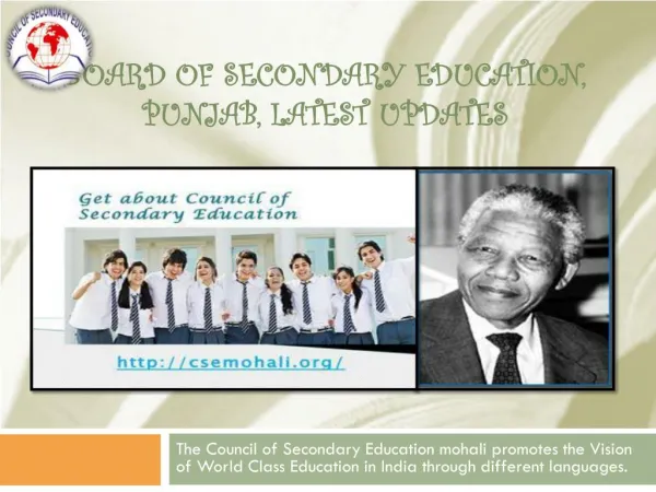 Board Of Secondary Education, Punjab, Latest Updates