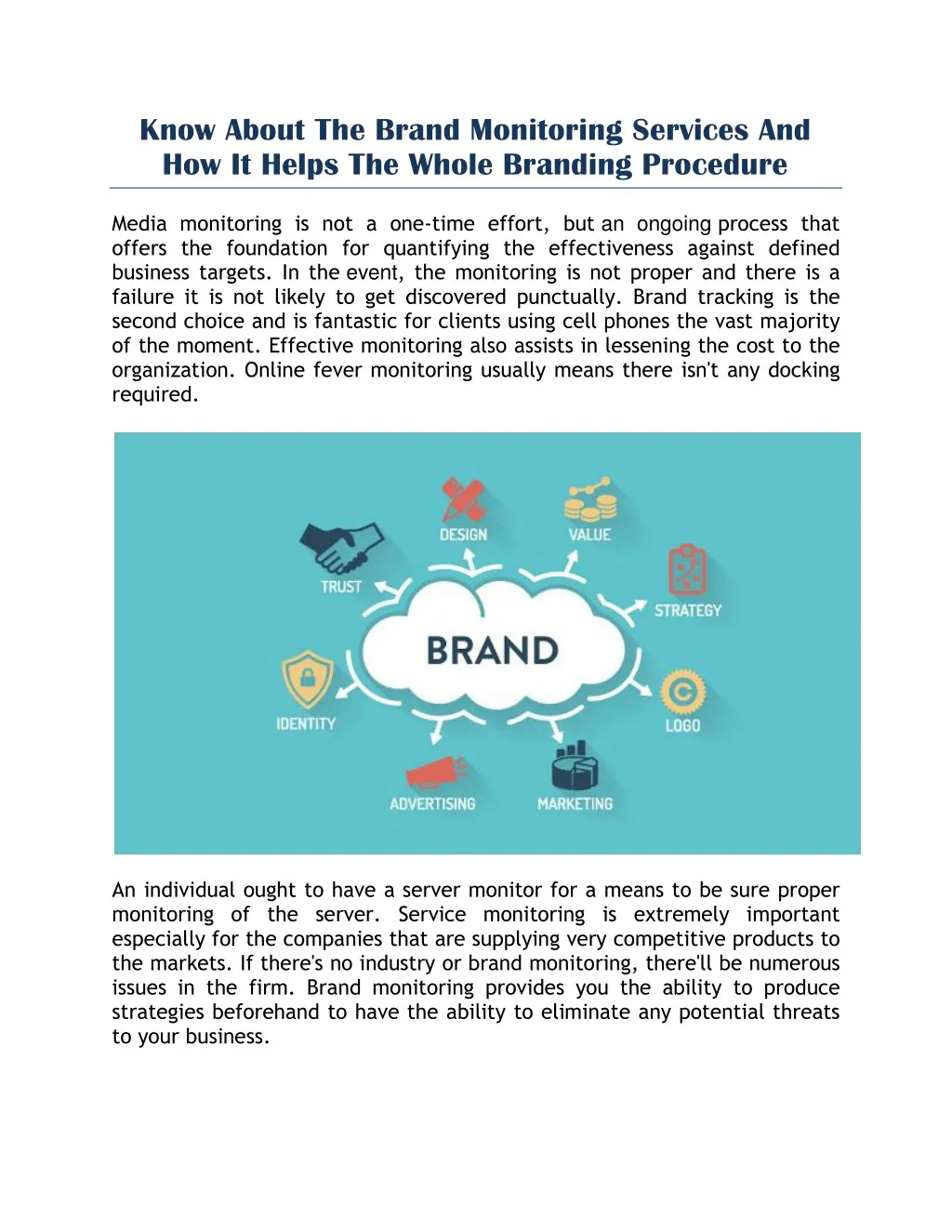know about the brand monitoring services