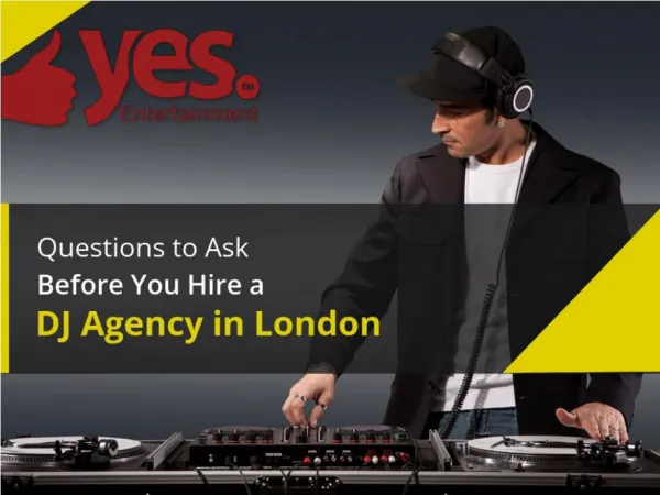 The Best Professional DJ Agency in London - Hire Now!
