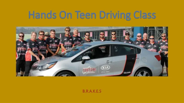 Hands On Teen Driving Class in USA