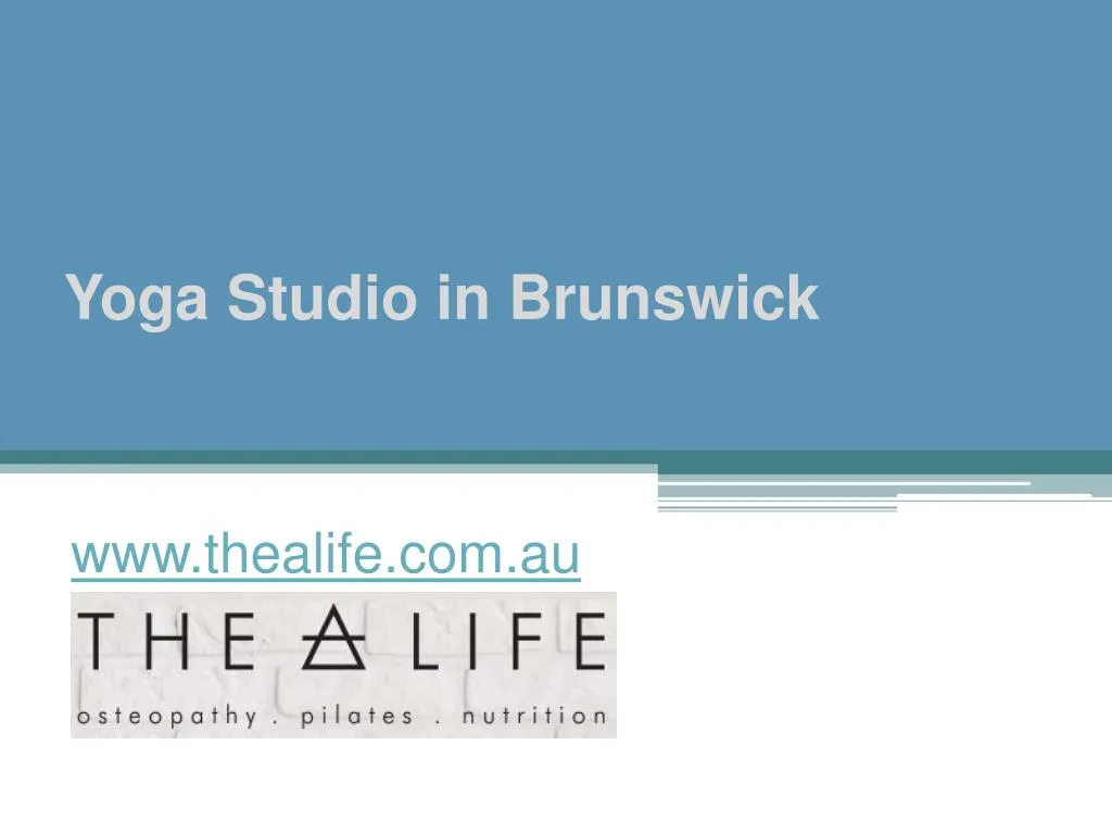yoga studio in brunswick
