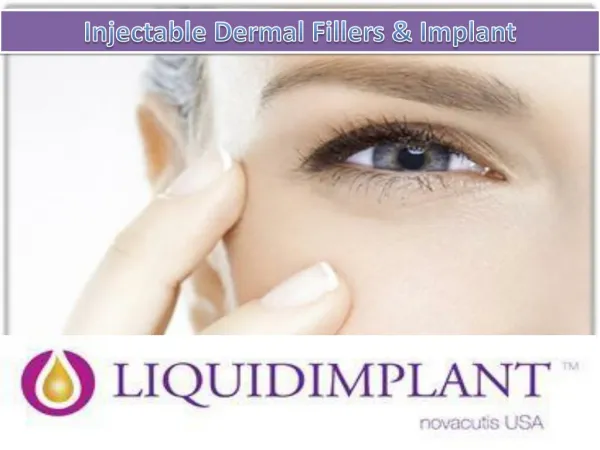 Injectable Gels from Liquidimplant