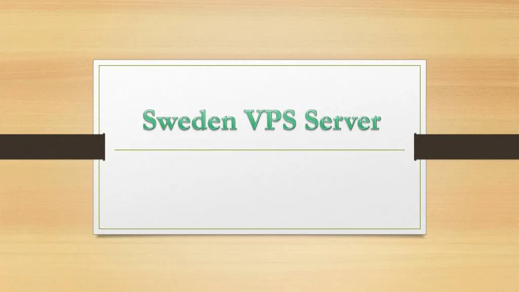 sweden vps server