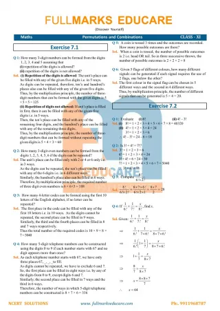 Free PDF For NCERT Maths Solutions- Fullmarkseducare.com - slide 1