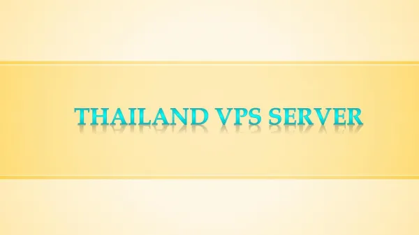 Thailand VPS Server- Onlive Server