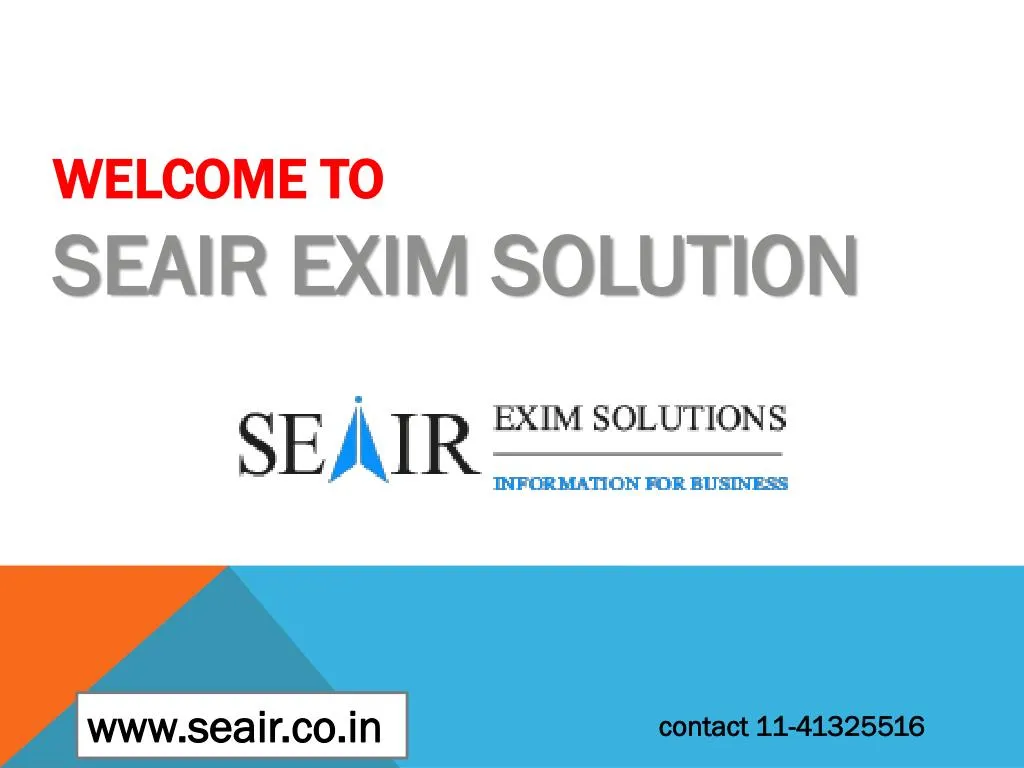 welcome to seair exim solution