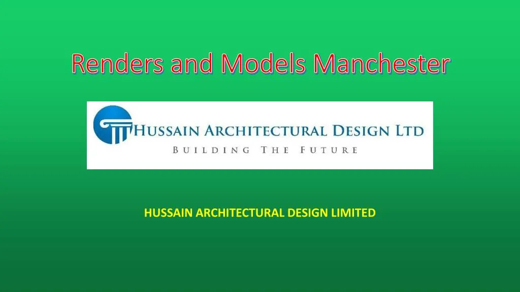 renders and models manchester
