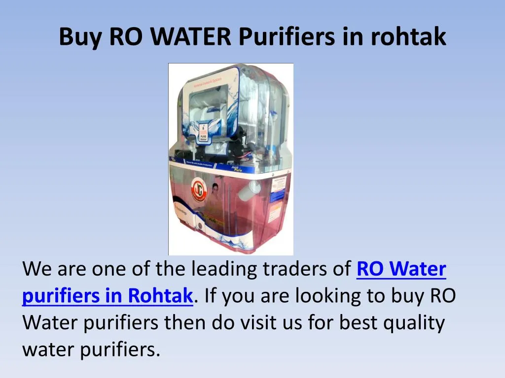 buy ro water purifiers in rohtak