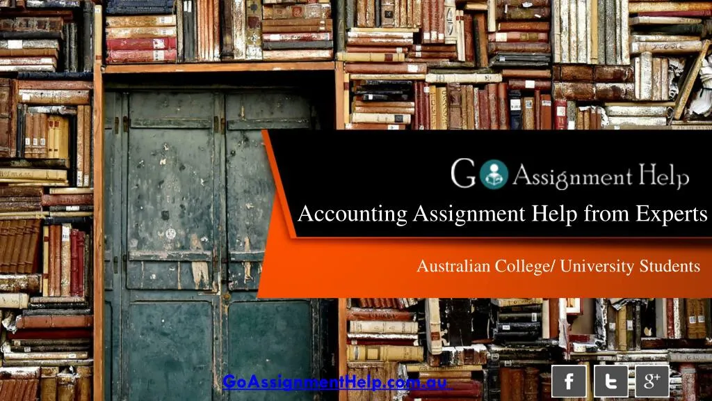 accounting assignment help from experts
