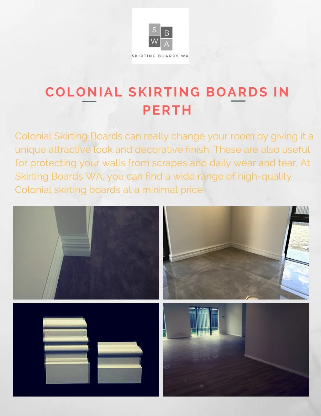 colonial skirting boards in perth
