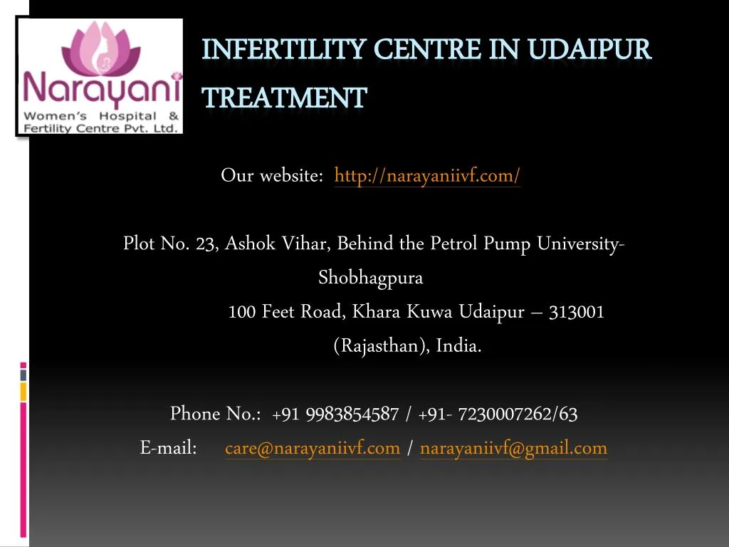 infertility centre in udaipur treatment