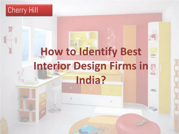 How to Identify Best Interior Design Firms in India?