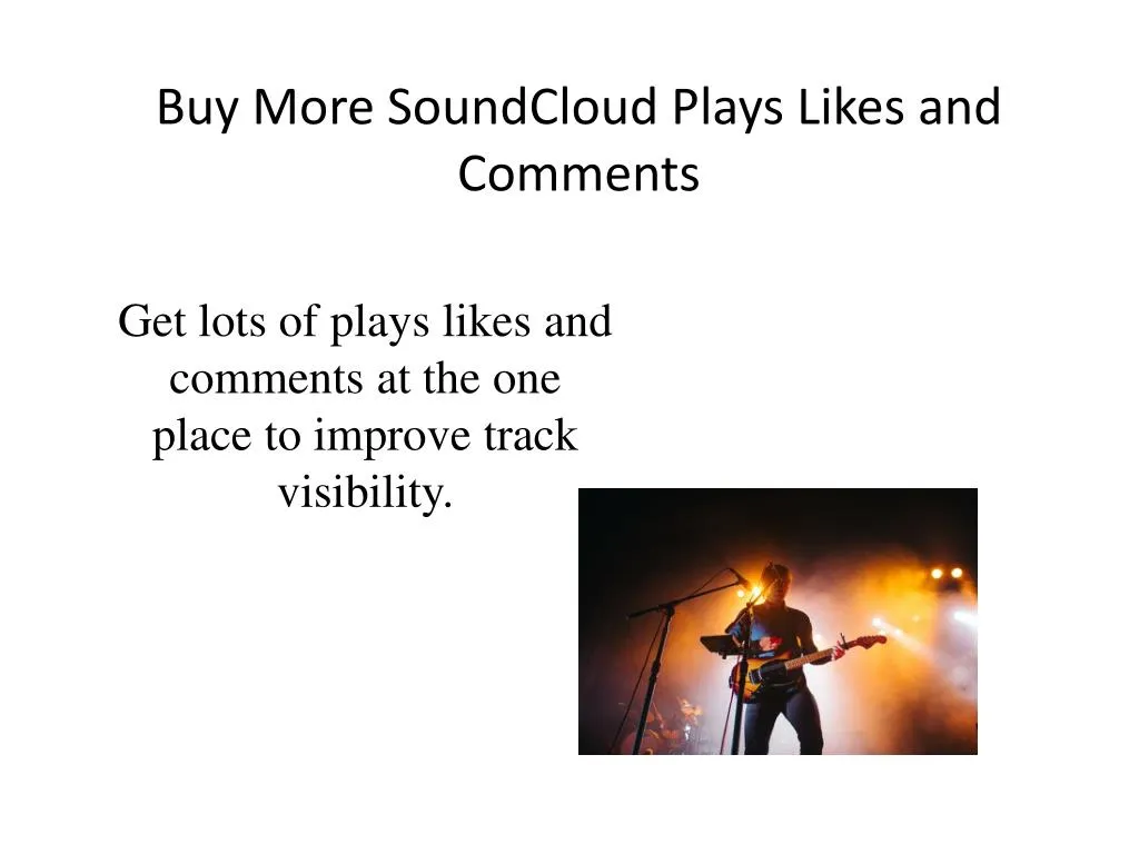 buy more soundcloud plays likes and comments