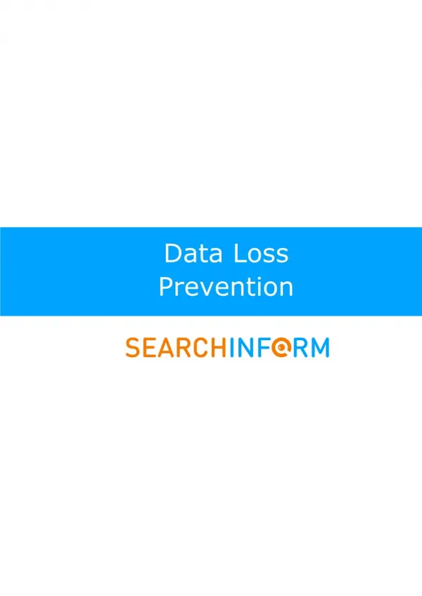 SearchInform Data Loss Prevention System