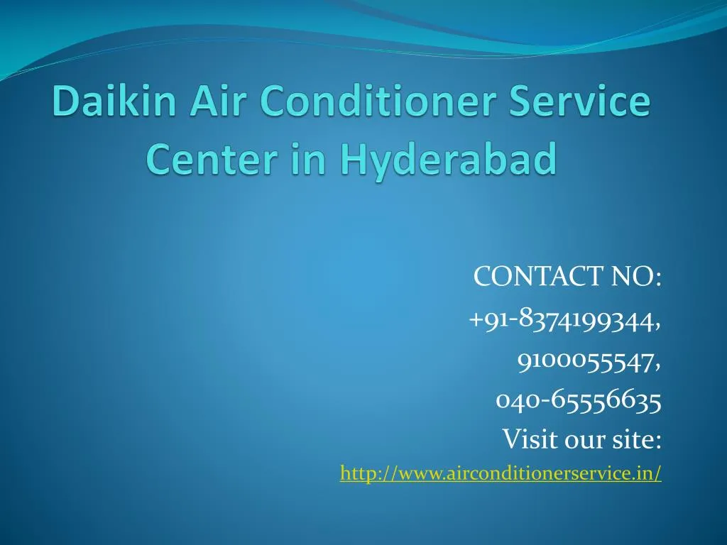 daikin air conditioner service center in hyderabad