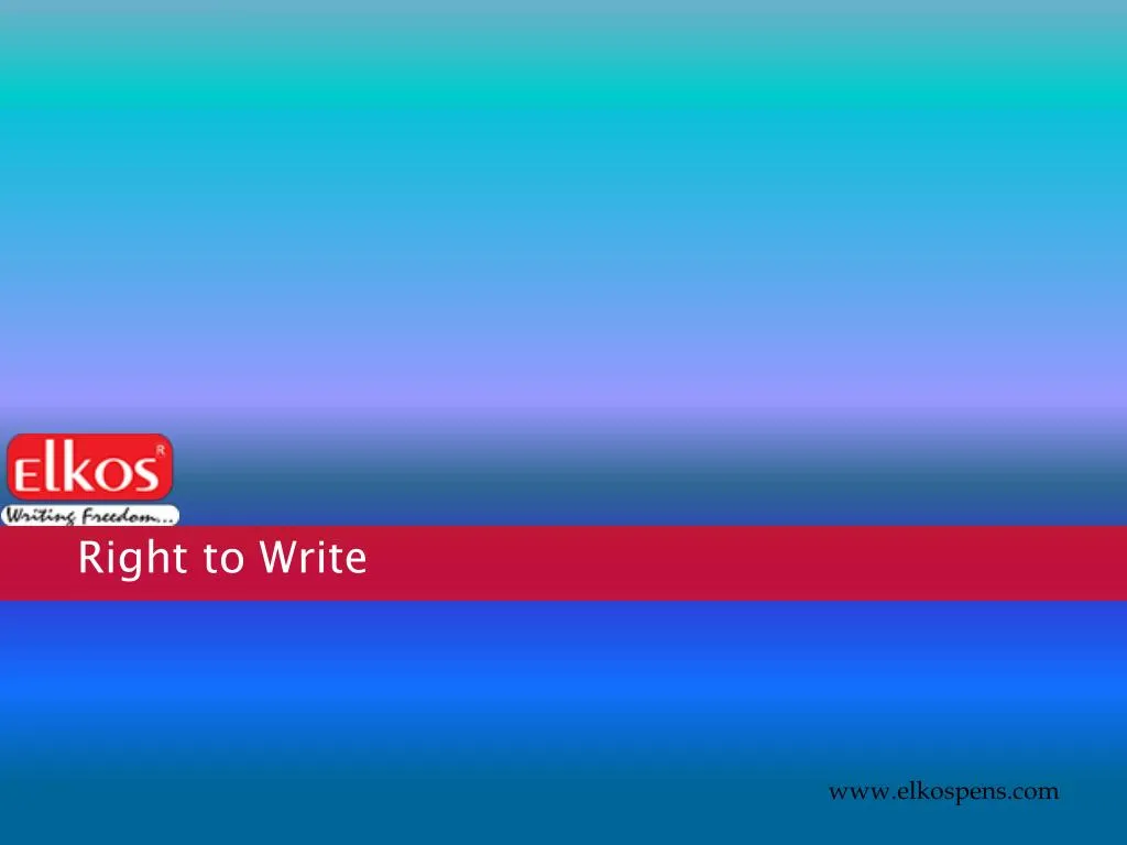 right to write