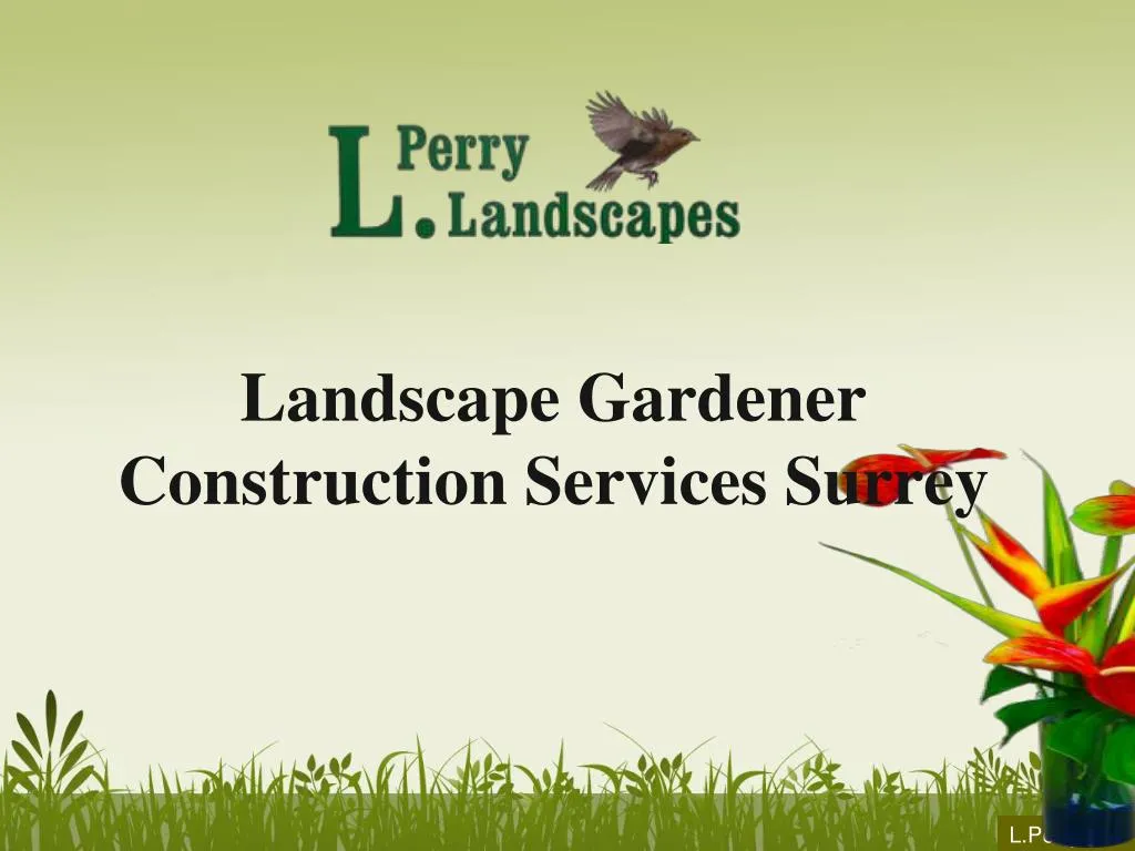 landscape gardener construction services surrey