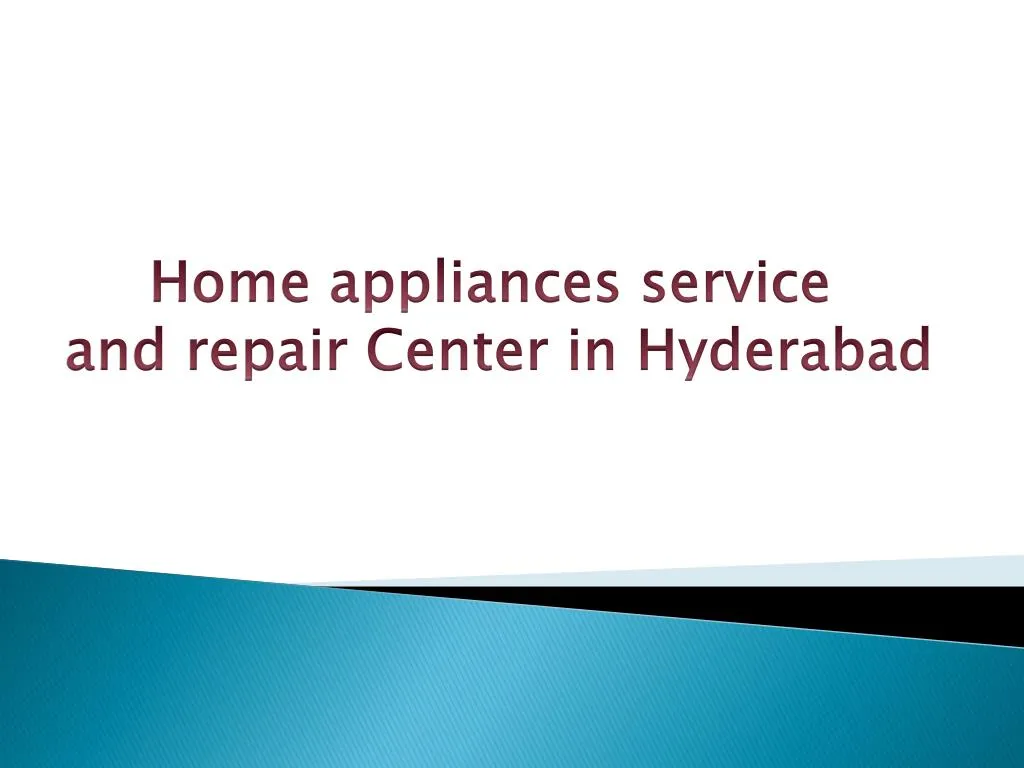 home appliances service and repair center
