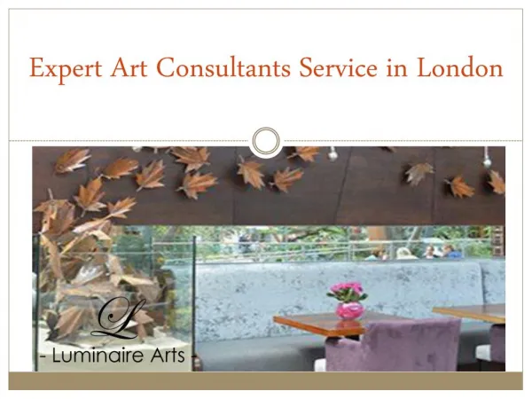 Expert Art Consultants Service in London