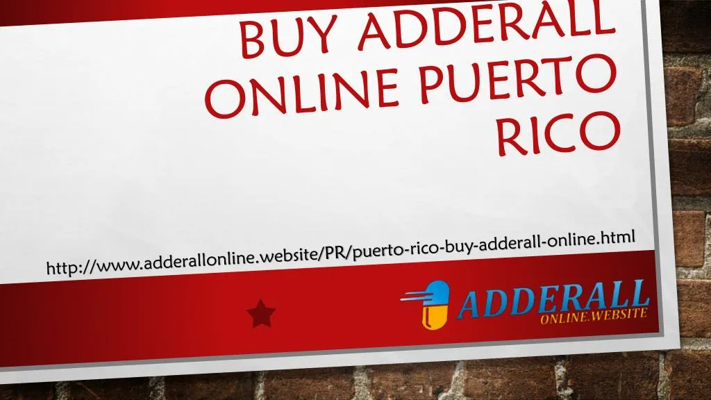 buy adderall online puerto rico