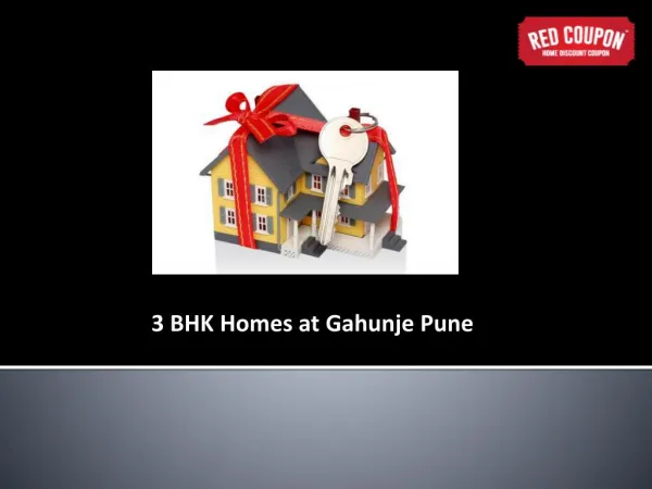 3 BHK Homes at Gahunje Pune