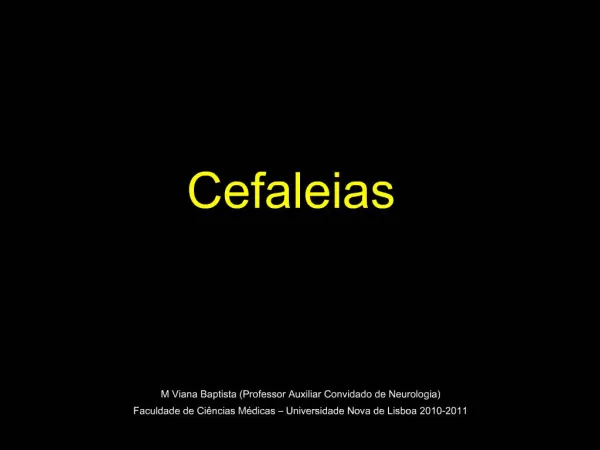 Cefaleias