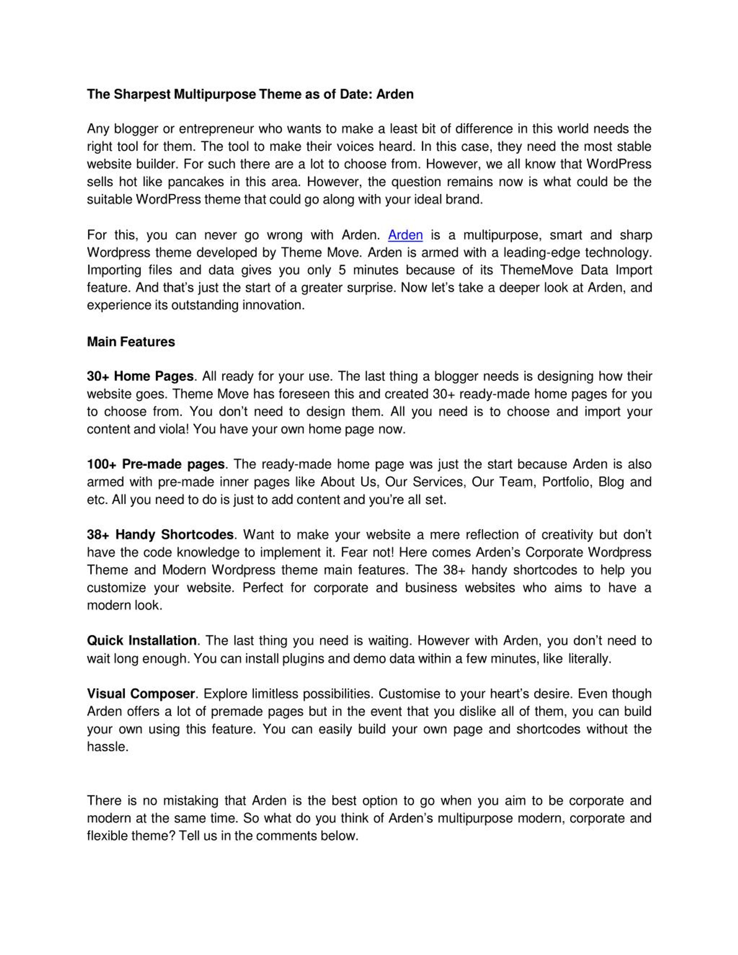 PPT - The Sharpest Multipurpose Theme as of Date: Arden PowerPoint ...