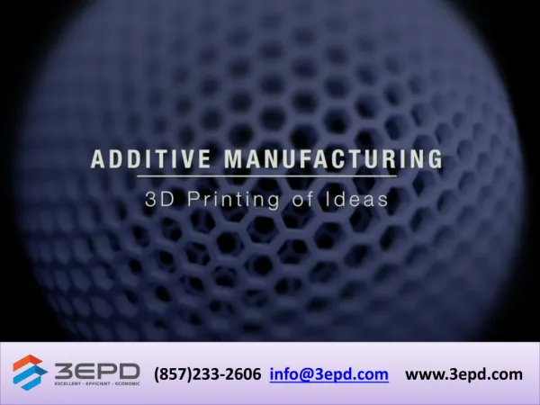 Additive Manufacturing Service|3D Rapid Prototyping