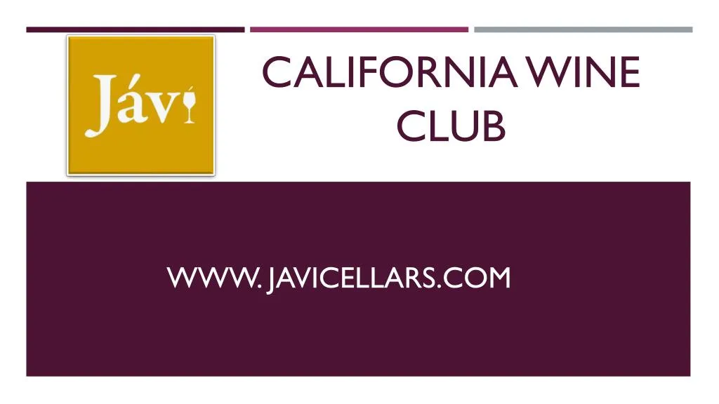 california wine club