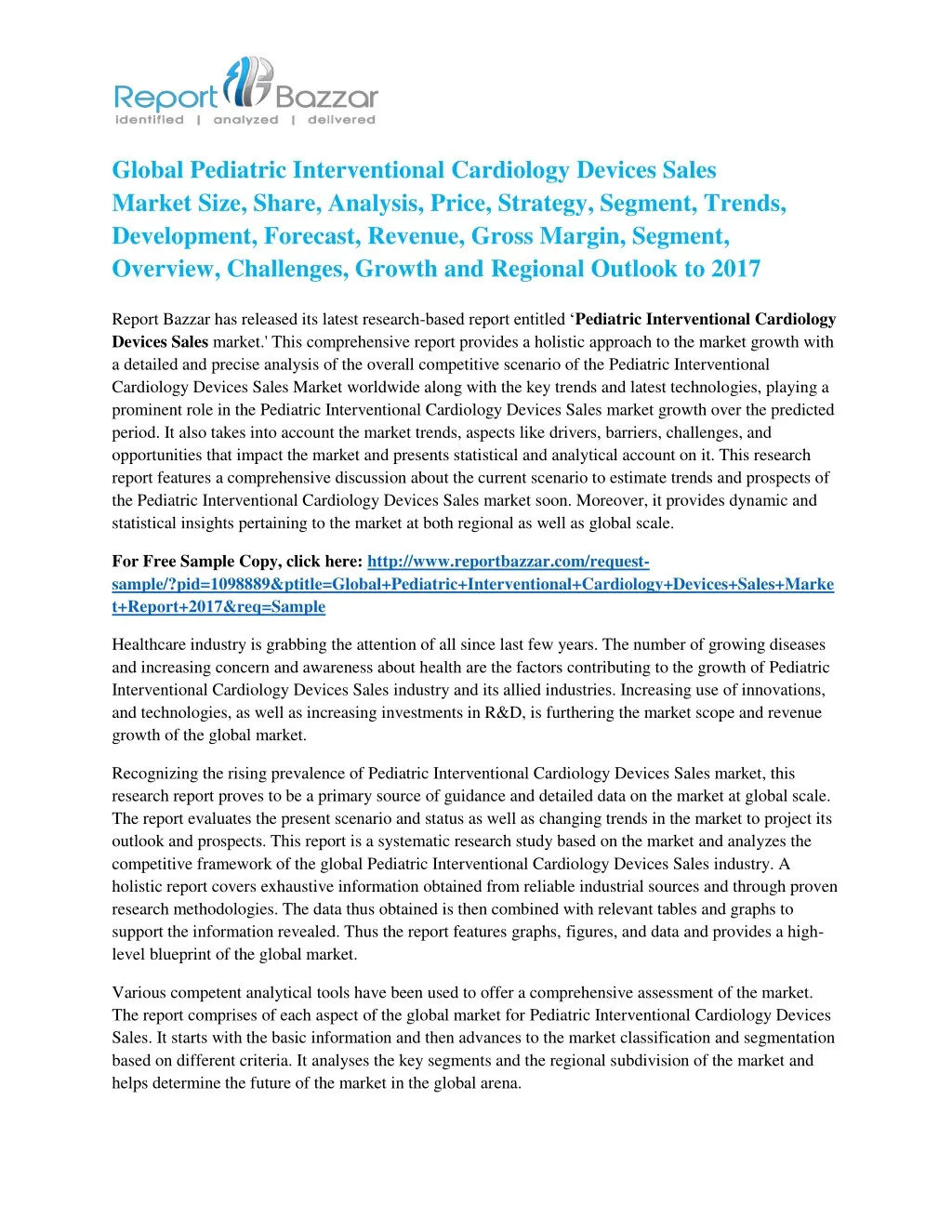 global pediatric interventional cardiology