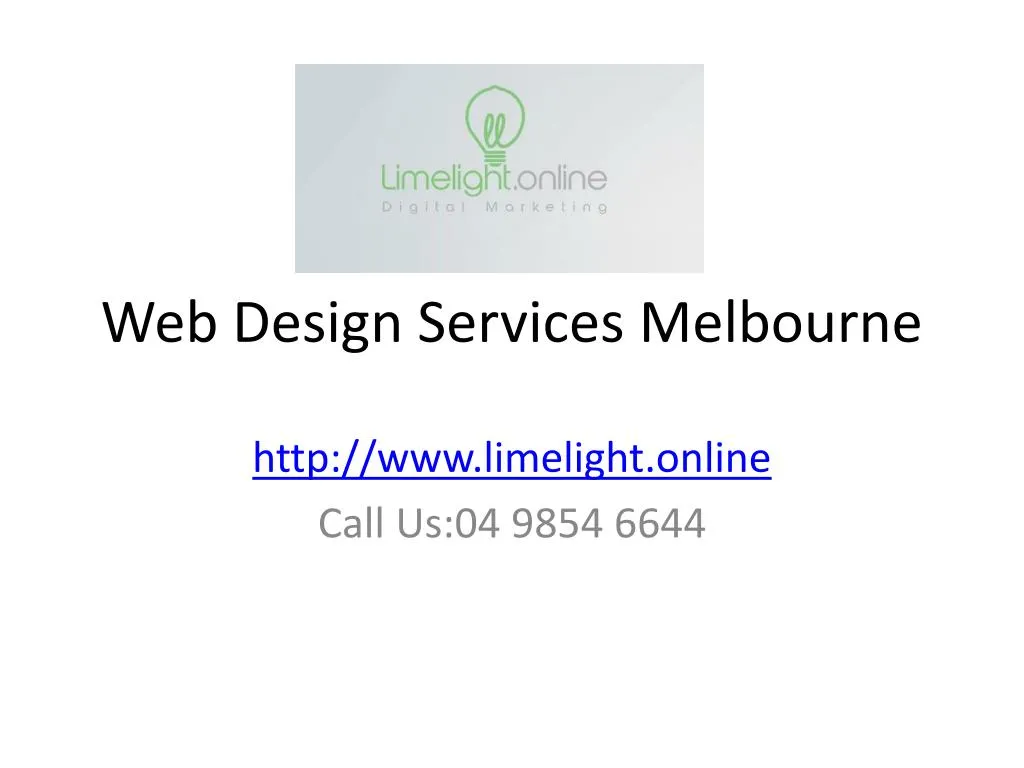 web design services melbourne