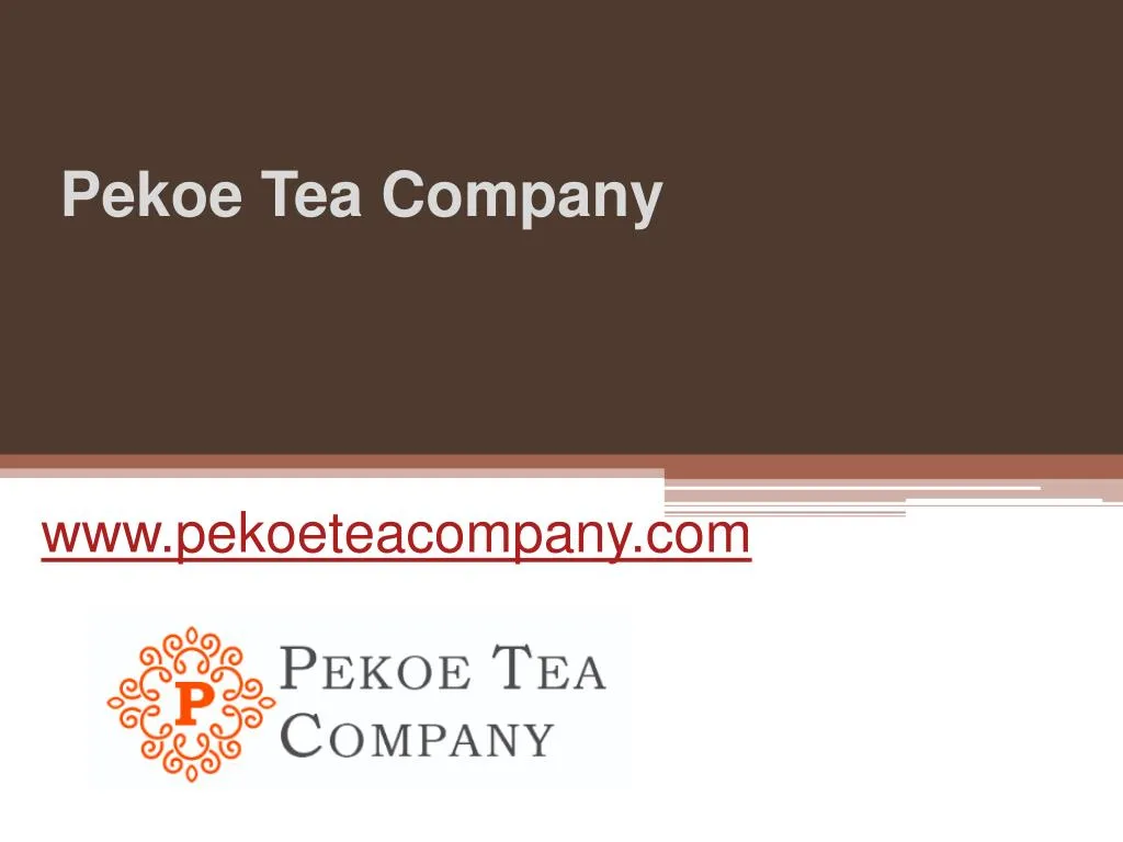 pekoe tea company
