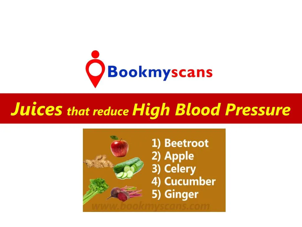 juices that reduce high blood pressure