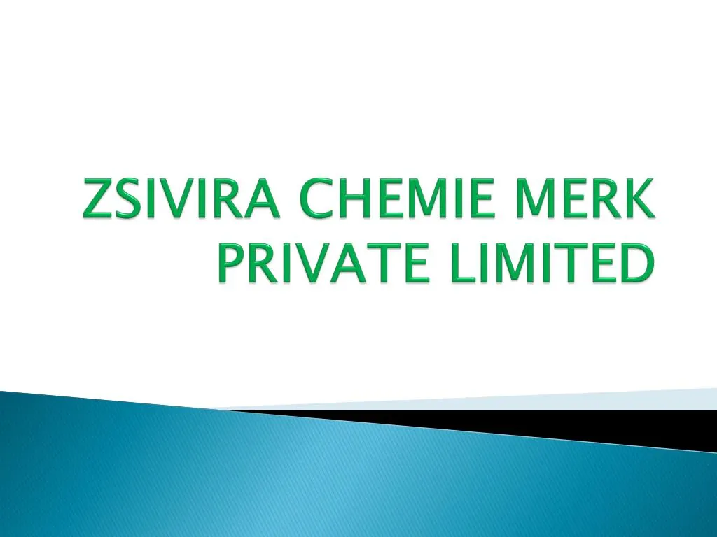 zsivira chemie merk private limited