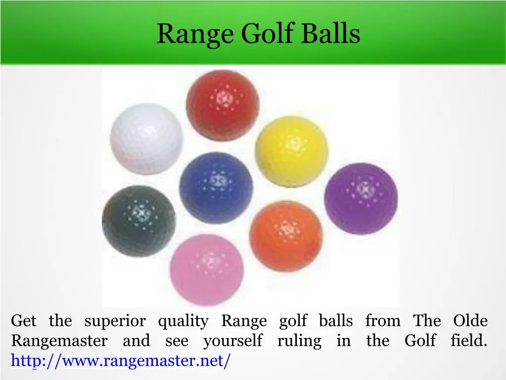 range golf balls