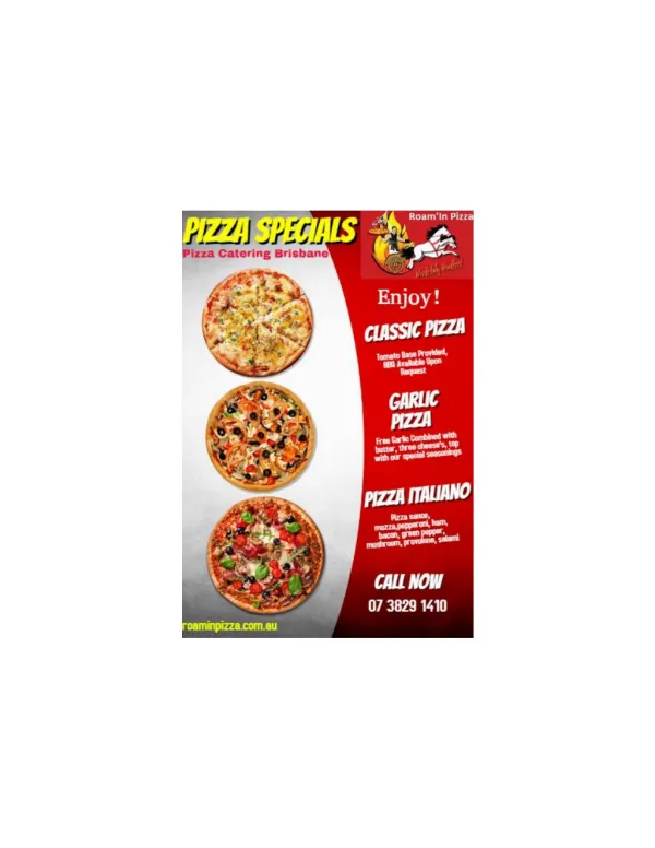 Food & Beverages Pizza Franchise Business Opportunity