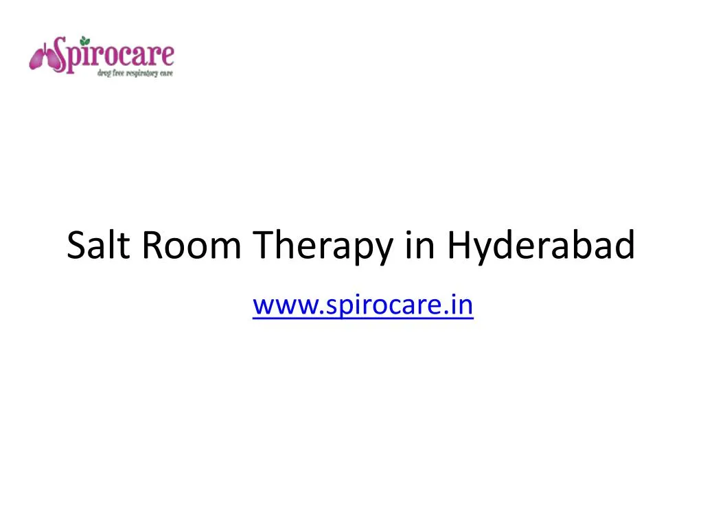 salt room therapy in hyderabad