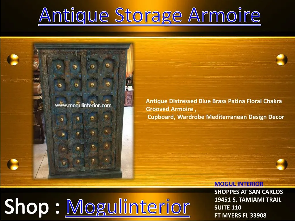 antique storage armoire
