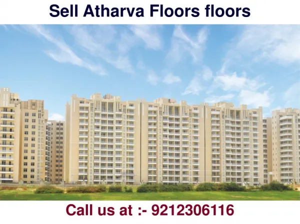 Sell Atharva Floors floors @ 9212306116