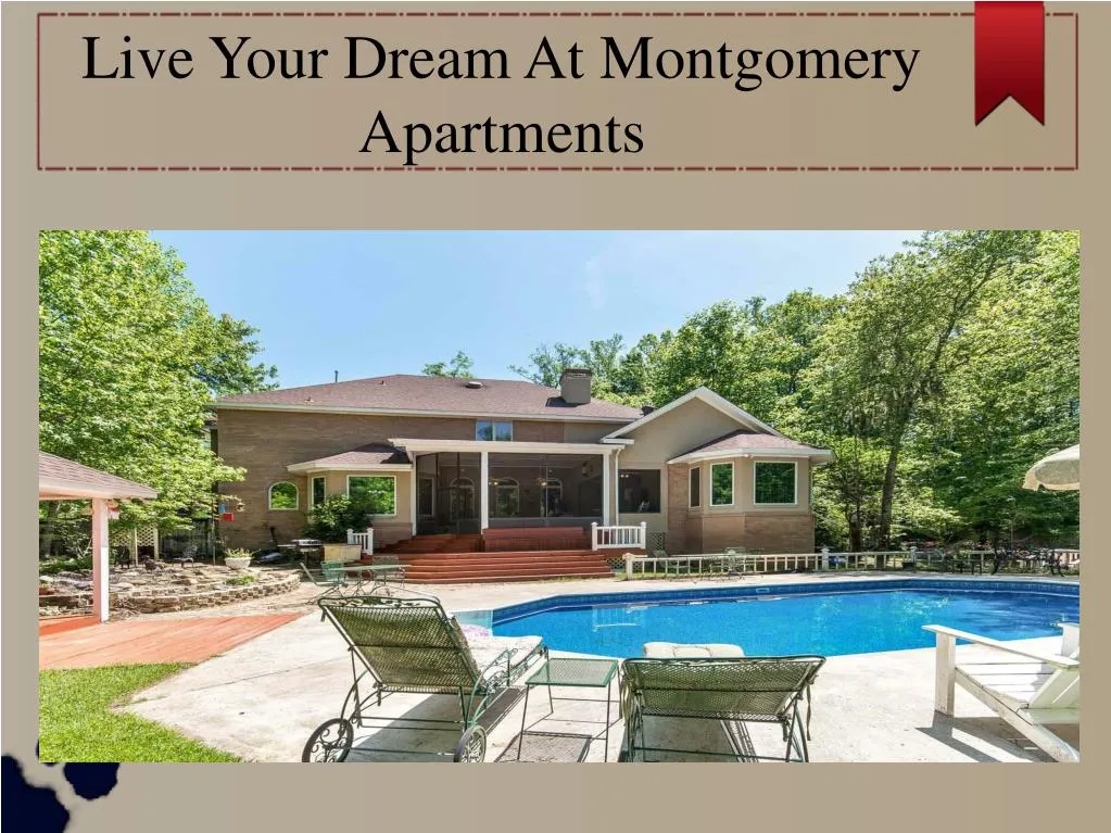 live your dream at montgomery apartments