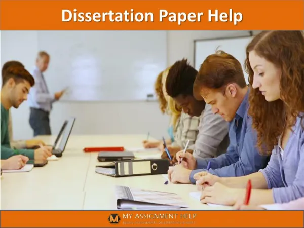 Dissertation Paper Help