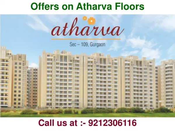 Offers on Atharva Floors @ 9212306116