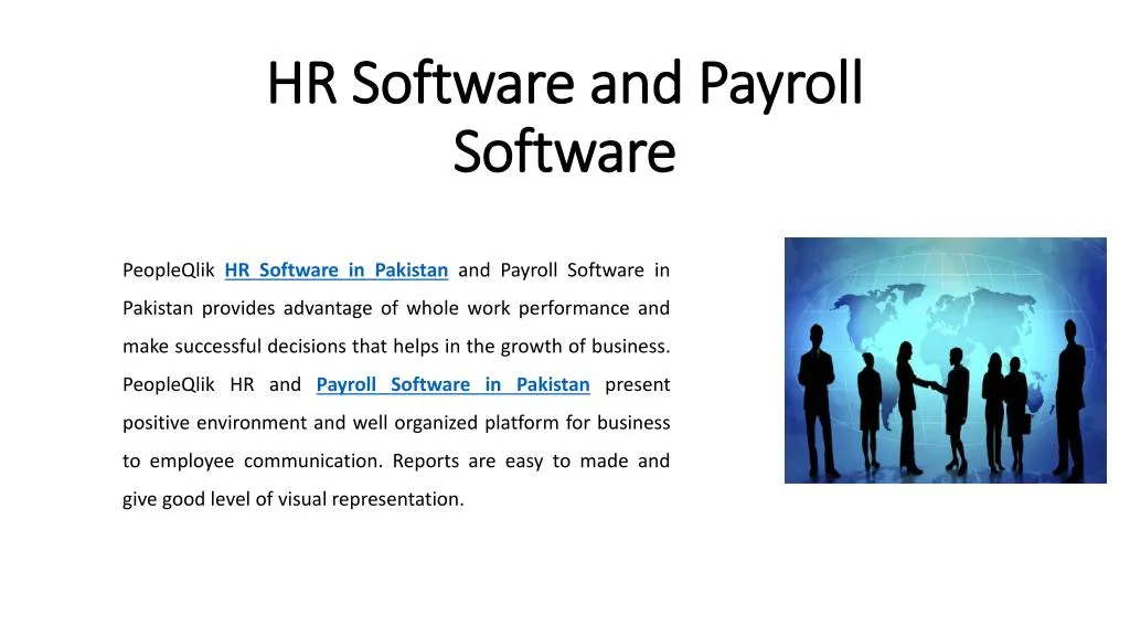 hr software and payroll software